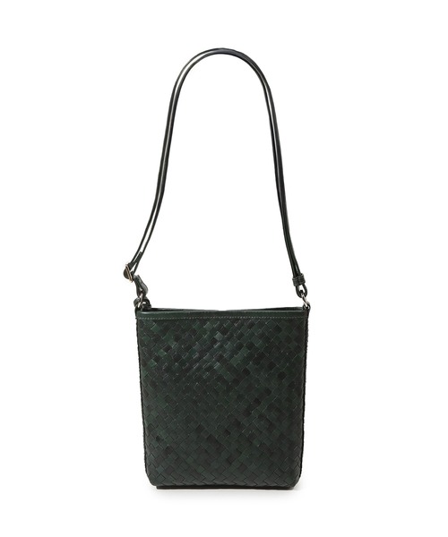 MEN'S BIGI（メンズビギ）の「【SEEKER/シーカー】別注メッシュレザーショルダーバッグ（ショルダーバッグ・メンズ・ダークブラウン/グリーン/ブラック・FREE）」の8枚目の写真