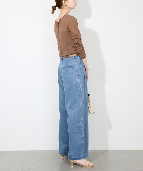 4サイズ展開/追加3》LEDENIM TUCK TROUSERデニム（デニムパンツ