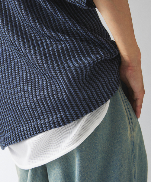 JOURNAL STANDARD relume（ジャーナルスタンダード　レリューム）の「レイヤード サーマル タンクトップ（タンクトップ・メンズ・ホワイト/ライトグレー/ブラック・SMALL/MEDIUM/LARGE）」の11枚目の写真