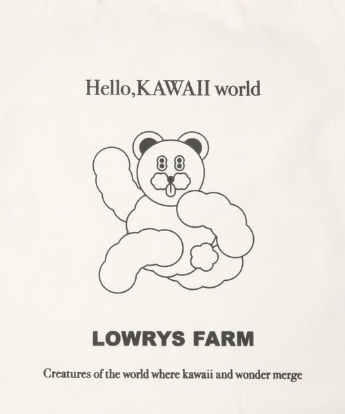 LOWRYS FARM（ローリーズファーム）の「GIRLS MARKET トート　 490444（トートバッグ・レディース・ブルー/レッド/ピンク/ブラック/オフホワイト・FREE）」の21枚目の写真
