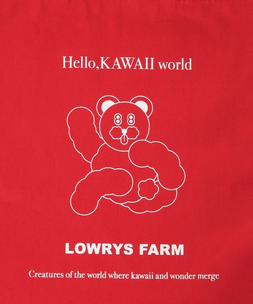 LOWRYS FARM（ローリーズファーム）の「GIRLS MARKET トート　 490444（トートバッグ・レディース・ブルー/レッド/ピンク/ブラック/オフホワイト・FREE）」の19枚目の写真