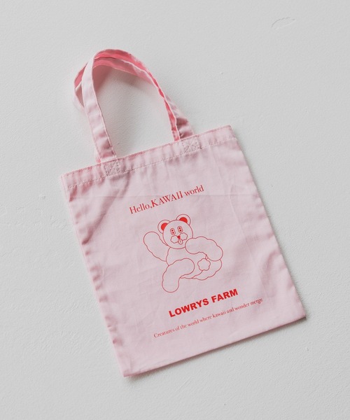 LOWRYS FARM（ローリーズファーム）の「GIRLS MARKET トート　 490444（トートバッグ・レディース・ブルー/レッド/ピンク/ブラック/オフホワイト・FREE）」の10枚目の写真