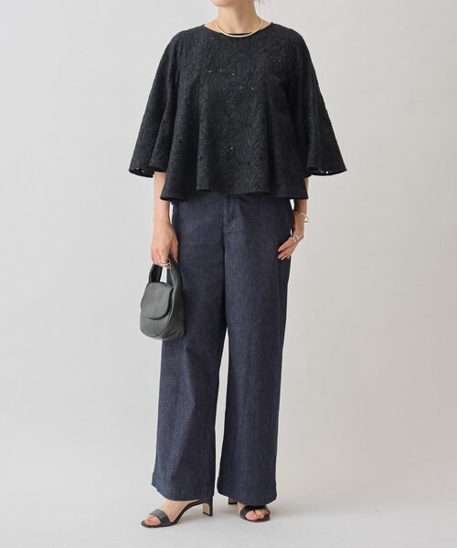 LIVETART（リヴェタート）の「グロリオサ刺繍ブラウス（シャツ/ブラウス・レディース・レッド/ブラック・FREE）」の7枚目の写真