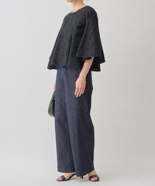 LIVETART（リヴェタート）の「グロリオサ刺繍ブラウス（シャツ/ブラウス・レディース・レッド/ブラック・FREE）」の8枚目の写真