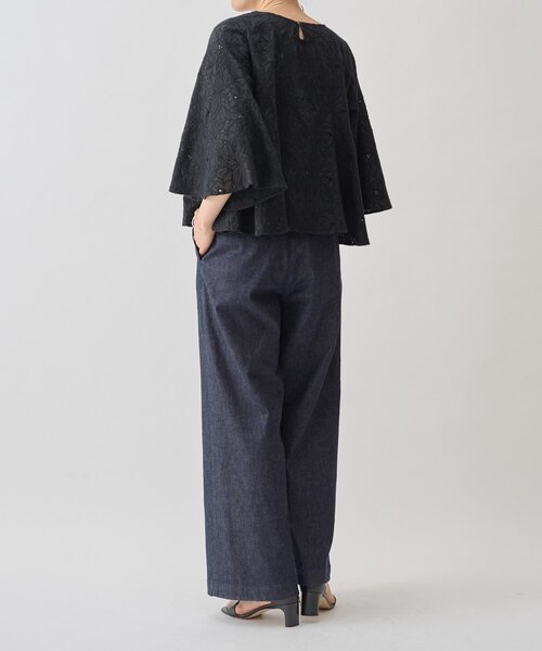 LIVETART（リヴェタート）の「グロリオサ刺繍ブラウス（シャツ/ブラウス・レディース・レッド/ブラック・FREE）」の9枚目の写真