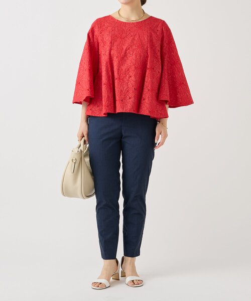 LIVETART（リヴェタート）の「グロリオサ刺繍ブラウス（シャツ/ブラウス・レディース・レッド/ブラック・FREE）」の17枚目の写真