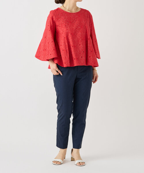 LIVETART（リヴェタート）の「グロリオサ刺繍ブラウス（シャツ/ブラウス・レディース・レッド/ブラック・FREE）」の20枚目の写真