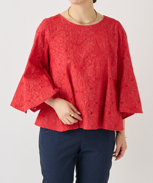 LIVETART（リヴェタート）の「グロリオサ刺繍ブラウス（シャツ/ブラウス・レディース・レッド/ブラック・FREE）」の21枚目の写真