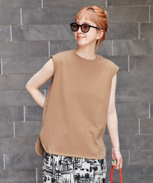 B.C STOCK | 【WEB限定】ウォッシャブル / 接触冷感 / ノースリーブプルオーバー(Tシャツ/カットソー)