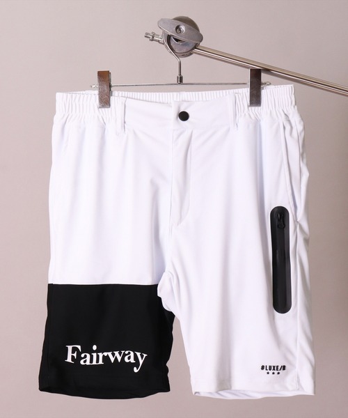 LUXE/R GOLF(ラグジュ ゴルフ)の「(RM)【LUXE/R GOLF】COOL & DRY ストレッチ スムース バイカラー ショートパンツ(スウェットパンツ・メンズ・ホワイト×ブラック/ブラック×グレー/ネイビー×ホワイト/ベージュ系・M/L/XL)」の18枚目の写真