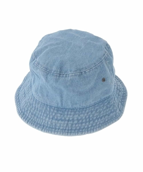 a.v.v（アーヴェヴェ）の「【NEW HATTAN】 デニムバケットハット（ハット・メンズ・ブラック/ダークインディゴブルー・46）」の8枚目の写真
