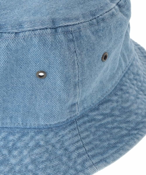 a.v.v（アーヴェヴェ）の「【NEW HATTAN】 デニムバケットハット（ハット・メンズ・ブラック/ダークインディゴブルー・46）」の4枚目の写真