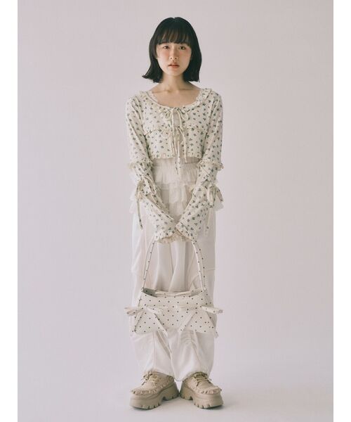 merry jenny（メリージェニー）の「Sugary frill Loafer（ローファー・レディース・ピンク/ベージュ・MEDIUM/LARGE）」の14枚目の写真