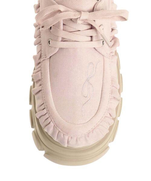 merry jenny(メリージェニー)の「Sugary frill Loafer(ローファー・レディース・ピンク/ベージュ・MEDIUM/LARGE)」の7枚目の写真