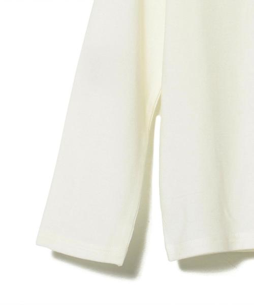 green label relaxing（グリーンレーベルリラクシング）の「キモウベアテン LS◆（Tシャツ/カットソー・キッズ・オフホワイト・135/105/125/95/115）」の2枚目の写真