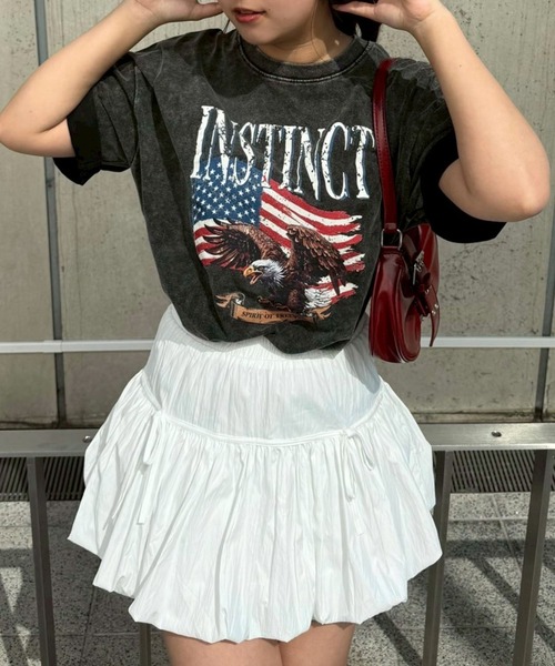 continuer de NICE CLAUP(コンティニューデナイスクラップ)の「硫化染ロゴアソートT(Tシャツ/カットソー・レディース・その他1/その他3/その他2・FREE)」の2枚目の写真