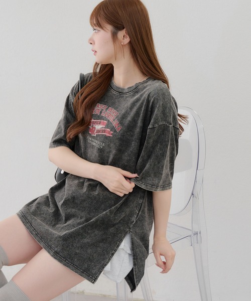 continuer de NICE CLAUP(コンティニューデナイスクラップ)の「硫化染ロゴアソートT(Tシャツ/カットソー・レディース・その他1/その他3/その他2・FREE)」の10枚目の写真