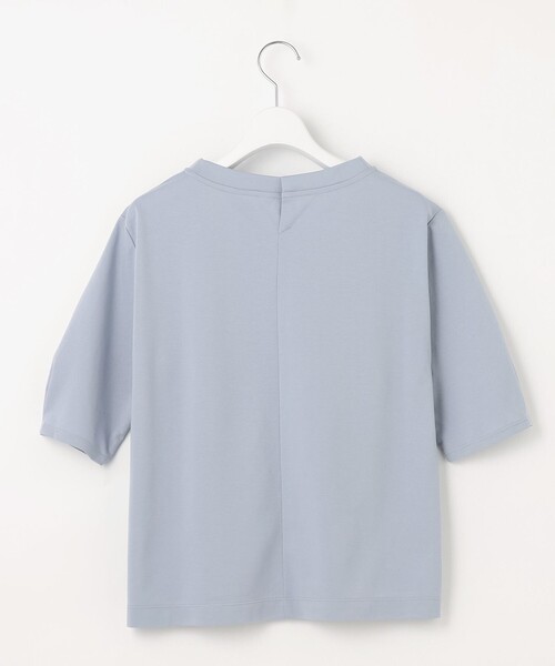 J.PRESS(ジェイプレス)の「【洗える・抗菌防臭・接触冷感・吸水速乾】ドライポンチ モックネック カットソー(Tシャツ/カットソー・レディース・グレー系/サックスブルー系/ベージュ系/ブラック系・T15/T13)」の18枚目の写真
