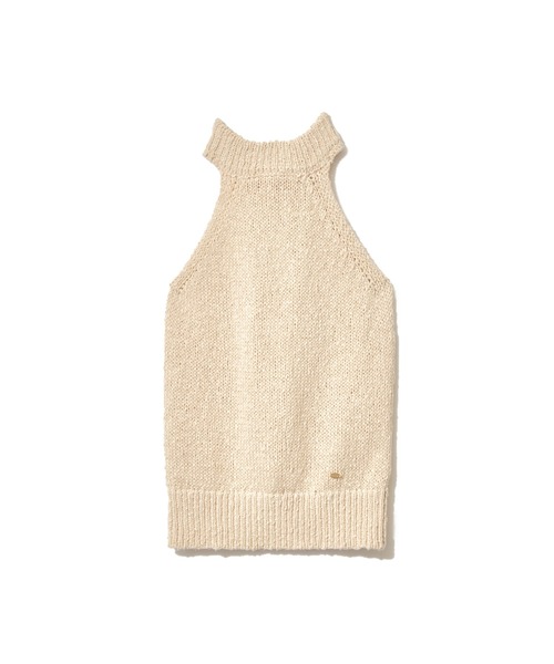 トップス NOTRE emor summer knit halter neck top セール】summer knit halter neck top（ニット/セーター