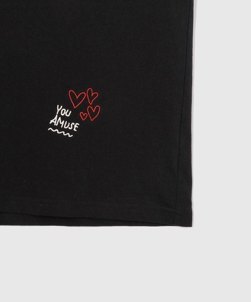 VICKY(ビッキー)の「落書き刺繍Tシャツ≪洗濯機で洗える≫(Tシャツ/カットソー・レディース・ホワイト/ブラック・M)」の16枚目の写真
