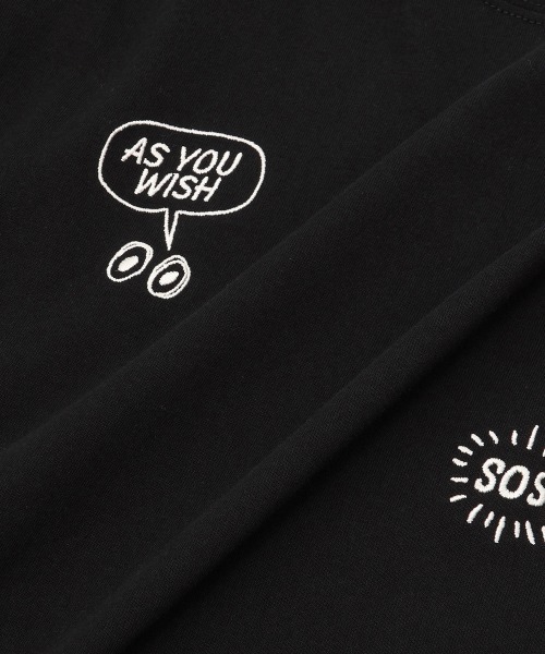 VICKY(ビッキー)の「落書き刺繍Tシャツ≪洗濯機で洗える≫(Tシャツ/カットソー・レディース・ホワイト/ブラック・M)」の17枚目の写真