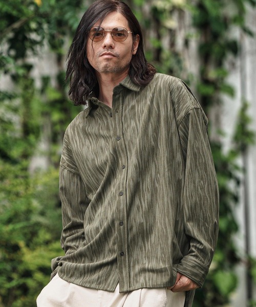 ms6154- Spotted Print Corduroy Shirts コーデュロイシャツ（シャツ