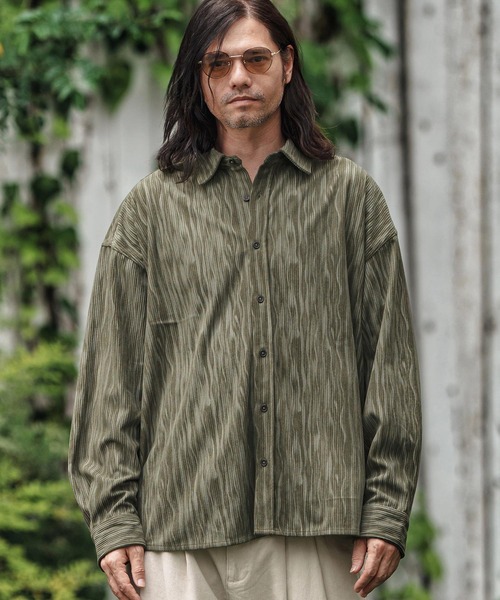 ms6154- Spotted Print Corduroy Shirts コーデュロイシャツ（シャツ