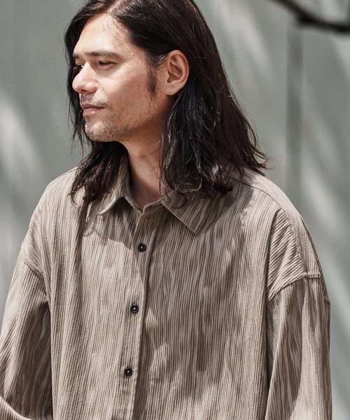 ms6154- Spotted Print Corduroy Shirts コーデュロイシャツ（シャツ