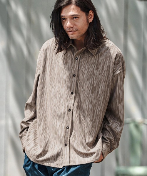 ms6154- Spotted Print Corduroy Shirts コーデュロイシャツ（シャツ