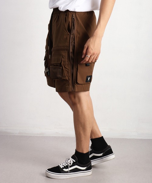 WESTSEA（ウエストシー）の「テクノ カーゴハーフパンツ（カーゴパンツ・メンズ・ブラウン/カーキ/ブラック・M/L/XL）」の12枚目の写真
