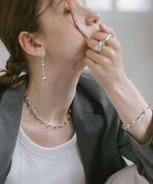 Ops. | ネックレス チョーカー レディース チェーン シルバー925 金属アレルギー　【eive-nk エイブ】(ネックレス)