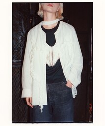 Aエィス×BEAMS BOY フリル シャツブラウス 美品 BEAMS BOY（ビームスボーイ）の「BEAMS BOY / ピンタック フリル