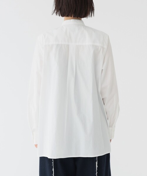 maturely（マチュアリー）の「maturely / オーガニック コットン ハート フリルシャツ（シャツ/ブラウス・レディース・ブラック/オフホワイト・1/0）」の11枚目の写真