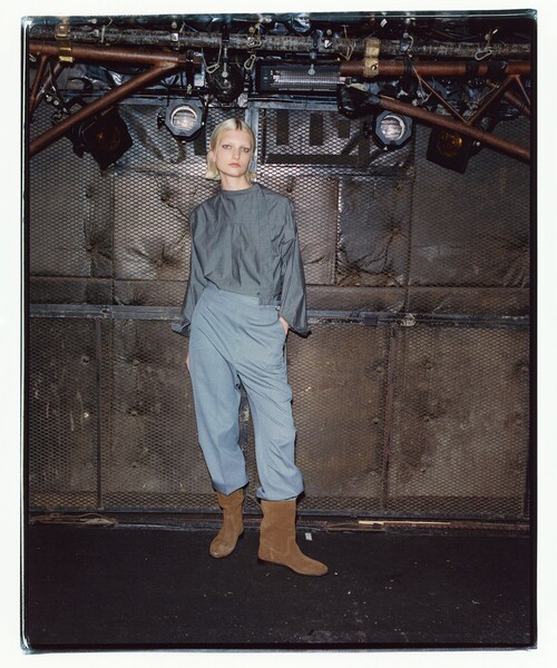 maturely（マチュアリー）の「maturely / オーガニック コットン ハート フリルシャツ（シャツ/ブラウス・レディース・ブラック/オフホワイト・1/0）」の19枚目の写真