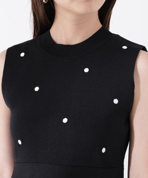 セール】ドット刺繍ニットセットアップ / 1215240611