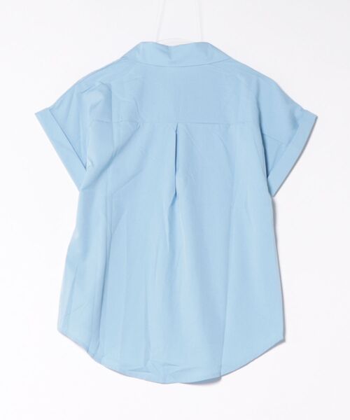 MAISON DE THERESE（メゾン ド テレーズ）の「半袖シャツ（シャツ/ブラウス・レディース・ホワイト/ブルー・M/L）」の12枚目の写真