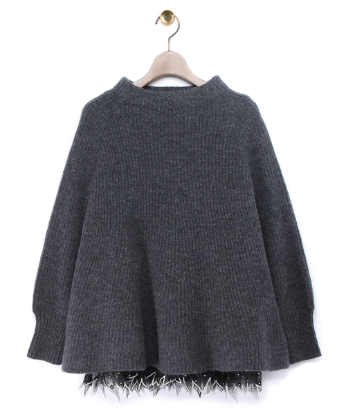 BEARDSLEY（ビアズリー）の「裾刺繍チュチュ（ニット/セーター）」 - WEAR