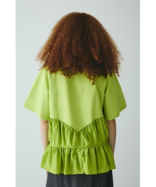 Frill A-line cut tops フリルAラインカットトップス（Tシャツ