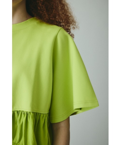 Frill A-line cut tops フリルAラインカットトップス（Tシャツ