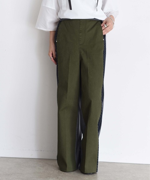 【タグ付新品】eimee law パンツ フリルデザイン 2タックパンツ Eimee Law│Eimee Law & LHELBIE