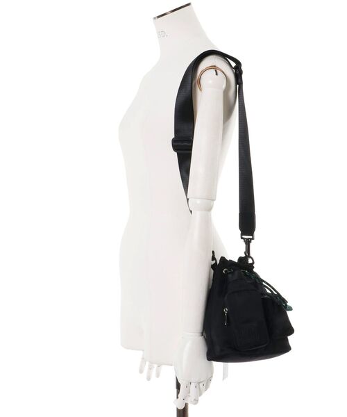 UN3D.(アンスリード)の「MILITARY MINI BAG / ミリタリーミニバッグ(ショルダーバッグ・レディース・ブラック/カーキ・FREE)」の11枚目の写真