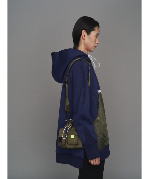 UN3D.(アンスリード)の「MILITARY MINI BAG / ミリタリーミニバッグ(ショルダーバッグ・レディース・ブラック/カーキ・FREE)」の14枚目の写真