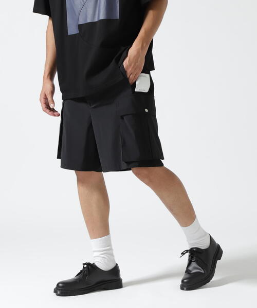ROYAL FLASH(ロイヤルフラッシュ)の「Maison ULA/メゾン ウラ/切り替えショートパンツ(その他パンツ・メンズ・ブラック・1/2)」の6枚目の写真