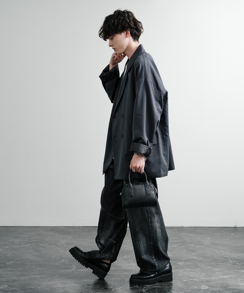 Rocky Monroe(ロッキーモンロー)の「2WAY PUレザーミニボストンバッグ ハンドバッグ ショルダーバッグ(ボストンバッグ・レディース・ブラウン/ベージュ/ブラック/ホワイト・FREE)」の16枚目の写真