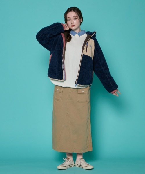 KRIFF MAYER Lady's Collection（クリフメイヤーレディースコレクション）の「【ウエスト調節･フレア】クライミングブッシュスカート（スカート・レディース・ブラック/カーキ/オフホワイト/キャメル/タン/ネイビー・MEDIUM/LARGE）」の11枚目の写真