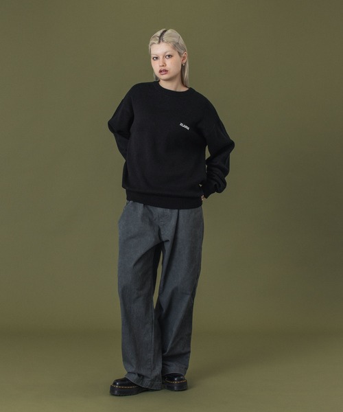 XLARGE（エクストララージ）の「OG CREWNECK KNIT（ニット/セーター・メンズ・ブラック/ネイビー・S/M/L/XL）」の8枚目の写真