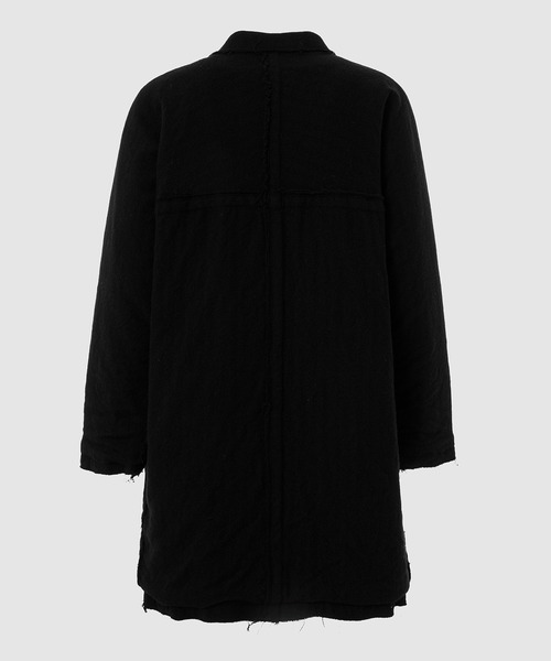 COMME des GARCONS HOMME(コム デ ギャルソン・オム)の「WOOL HERRINGBONE COAT(ステンカラーコート・メンズ・ブラック・L/M/S/XS)」の2枚目の写真