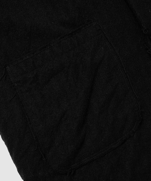 COMME des GARCONS HOMME(コム デ ギャルソン・オム)の「WOOL HERRINGBONE COAT(ステンカラーコート・メンズ・ブラック・L/M/S/XS)」の6枚目の写真