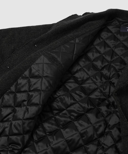 COMME des GARCONS HOMME(コム デ ギャルソン・オム)の「WOOL HERRINGBONE COAT(ステンカラーコート・メンズ・ブラック・L/M/S/XS)」の9枚目の写真