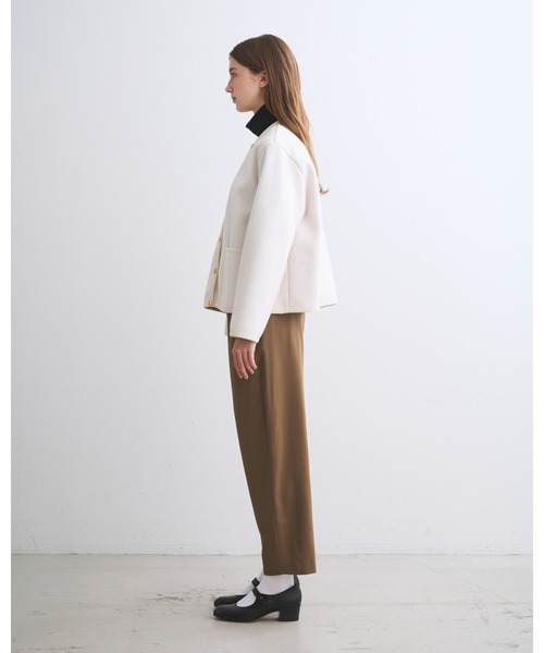 Traditional Weatherwear（トラディショナルウェザーウェア）の「ARKLEY A-LINE WJ（ブルゾン・レディース・ライトベージュ/ブラック・34）」の4枚目の写真